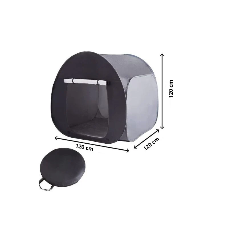 Tente pop-up sensorielle noire 120cm