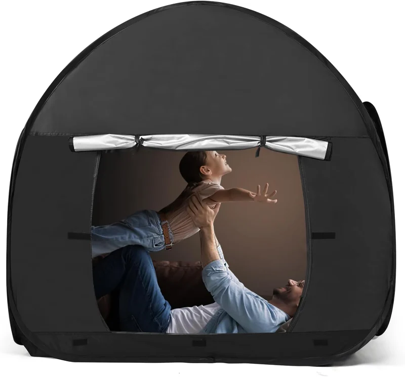 Tente pop-up sensorielle noire 120cm