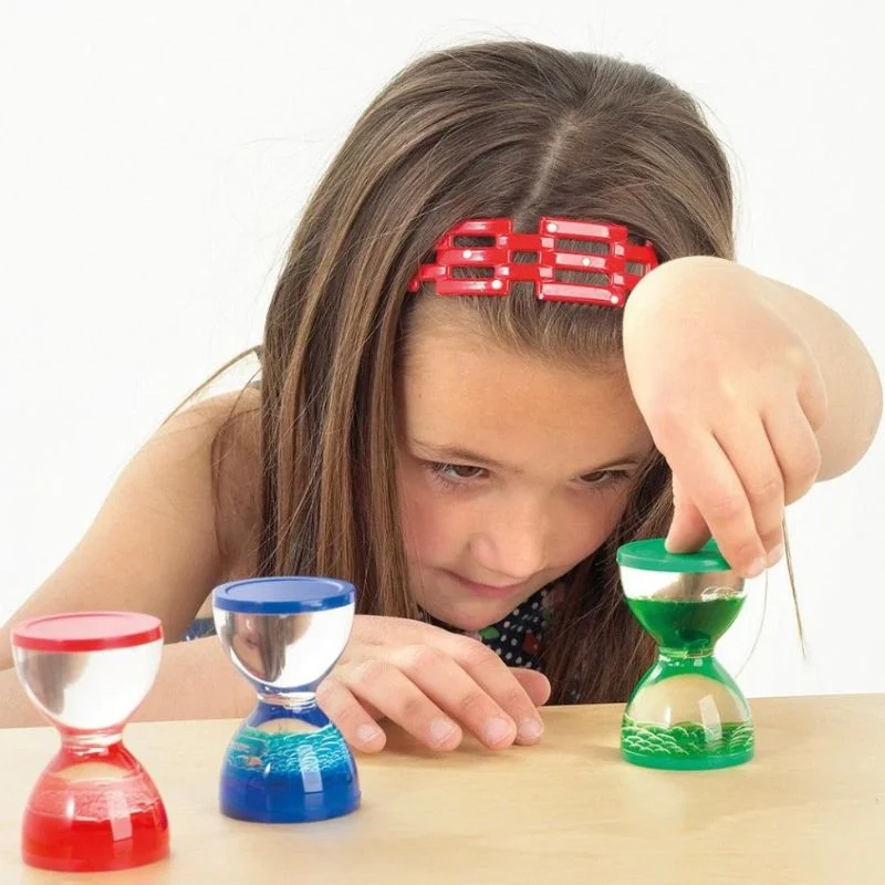 4 minuteries liquides à bulles