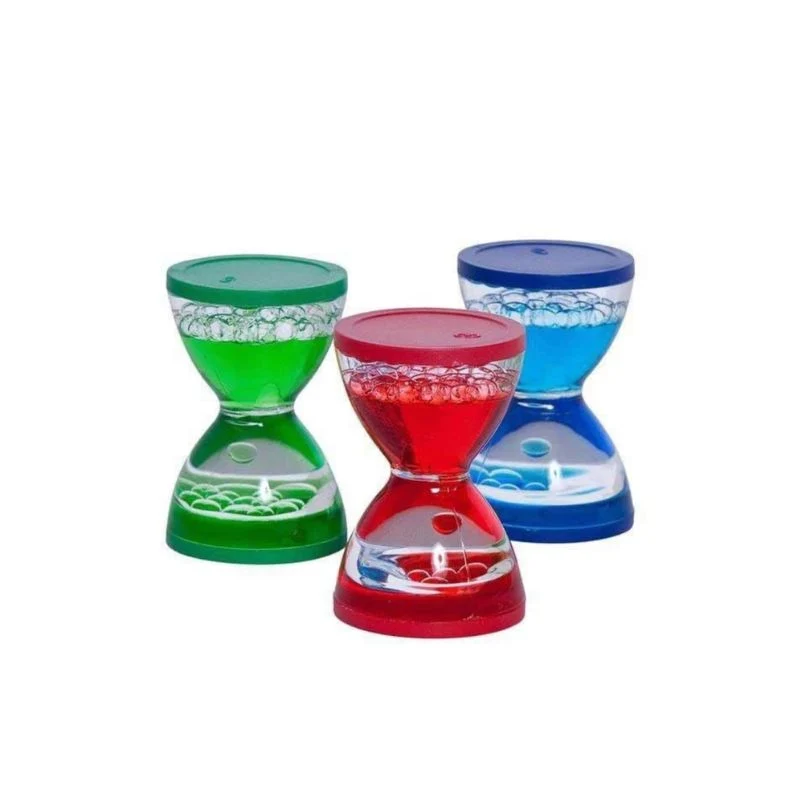 4 minuteries liquides à bulles