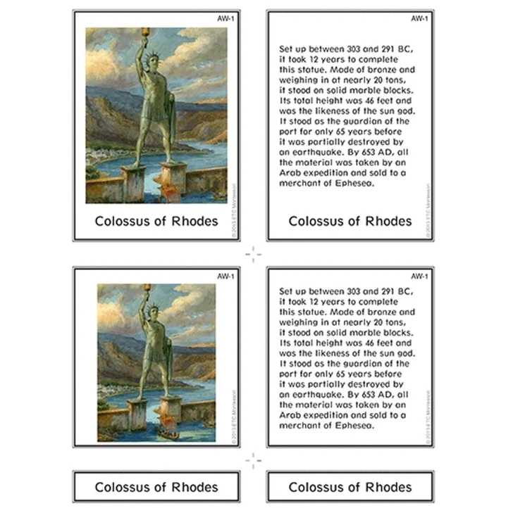 Seven Wonders of the World Set - Nienhuis AMI