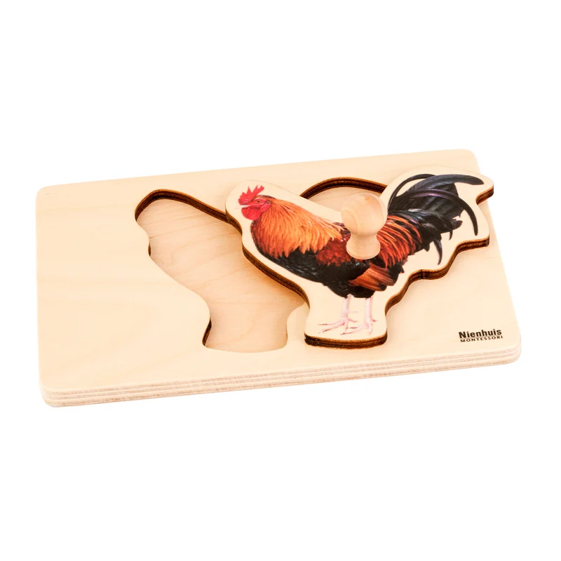 Puzzle tous petits : coq - Nienhuis AMI