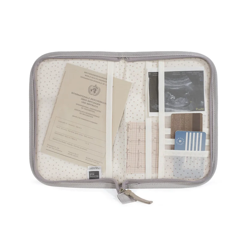 Protège carnet de santé bébé Sintra Beige