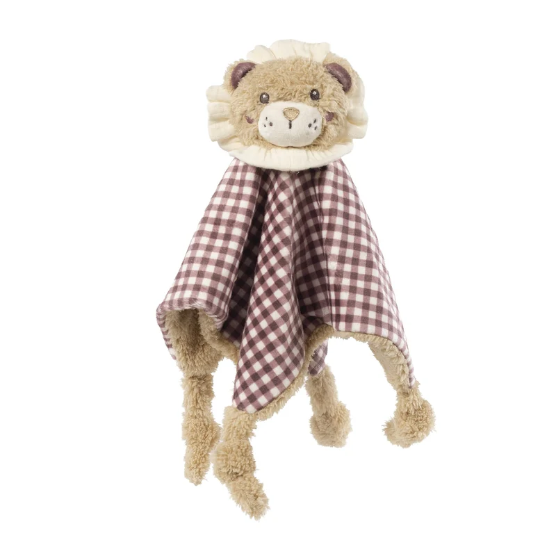 Doudou Lion Gala Cerise