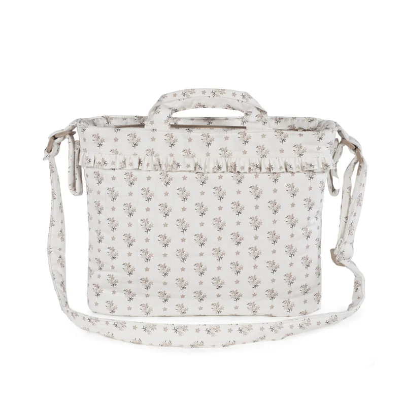 Sac à langer bébé Botton Fleurs