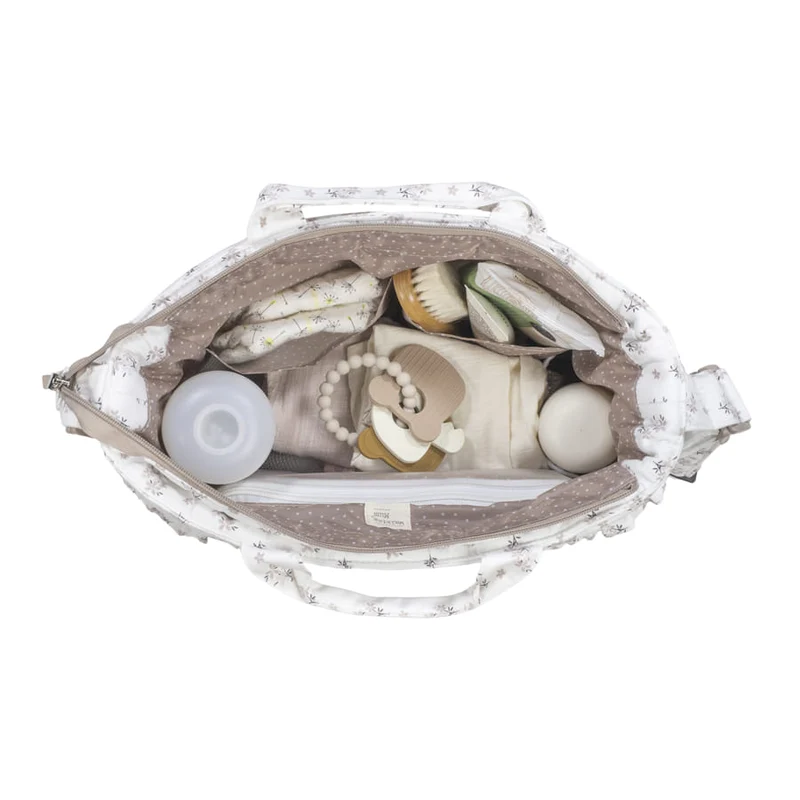 Sac à langer bébé Botton Fleurs