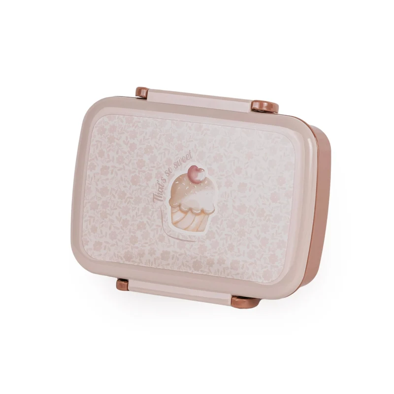 Lunch Box – Boîte Repas en Plastique Recyclé 🌿- Bouquet silhouette