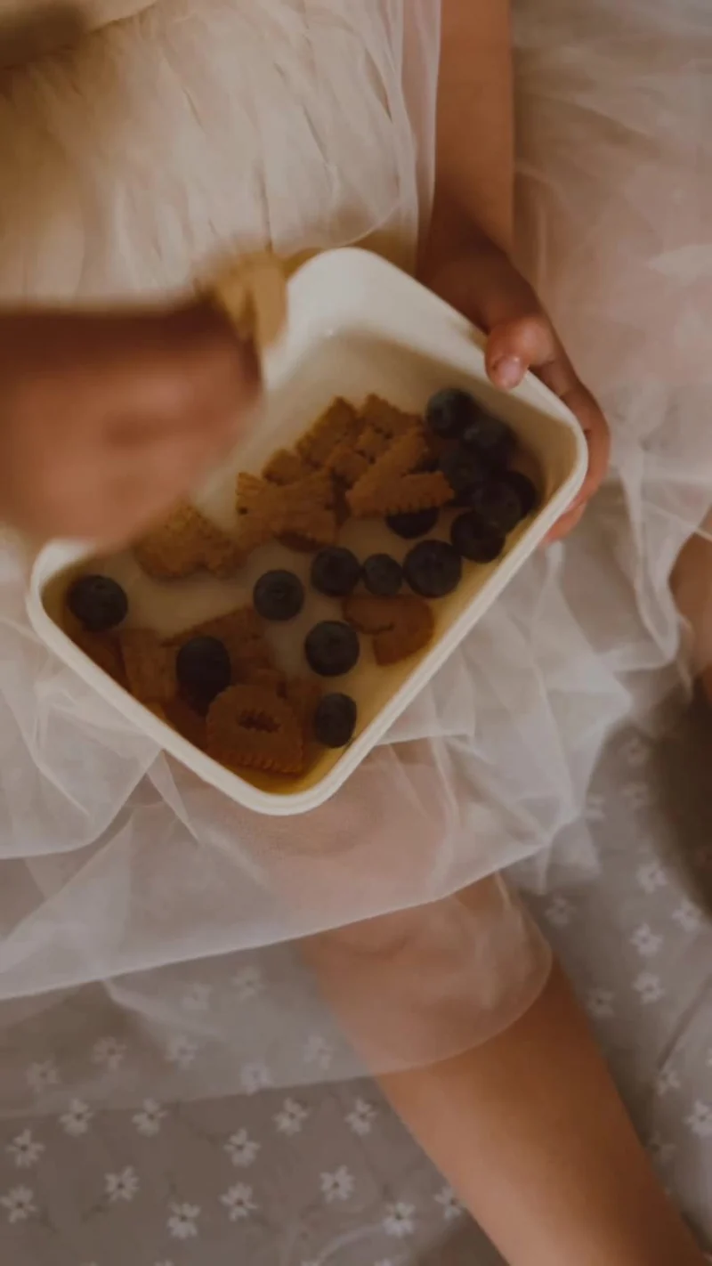 Lunch Box – Boîte Repas en Plastique Recyclé 🌿- Fraise