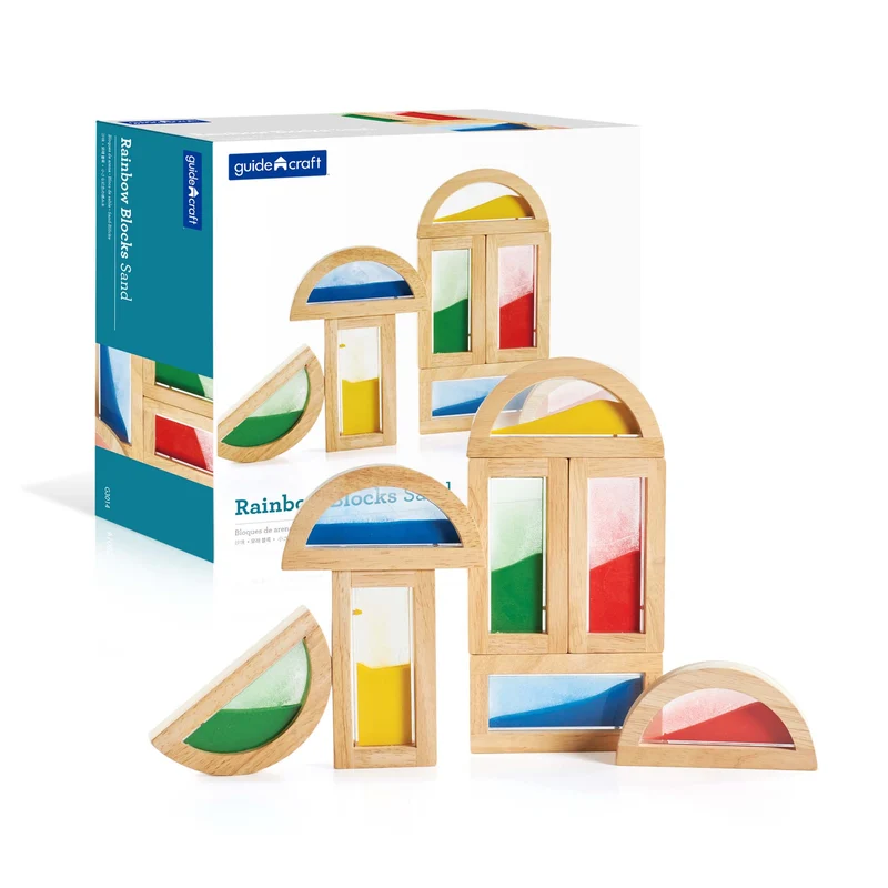 Blocs arc-en-ciel sable