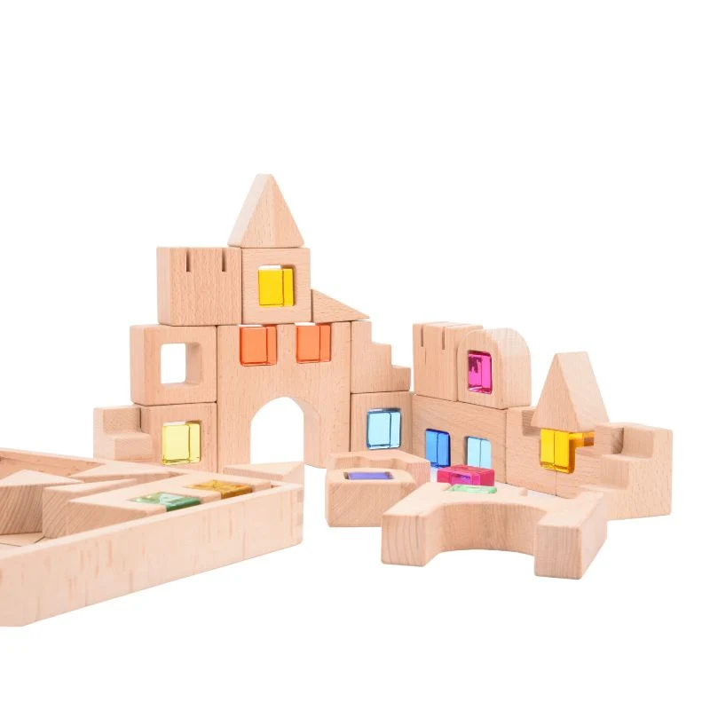 Pierres précieuses de construction en bois