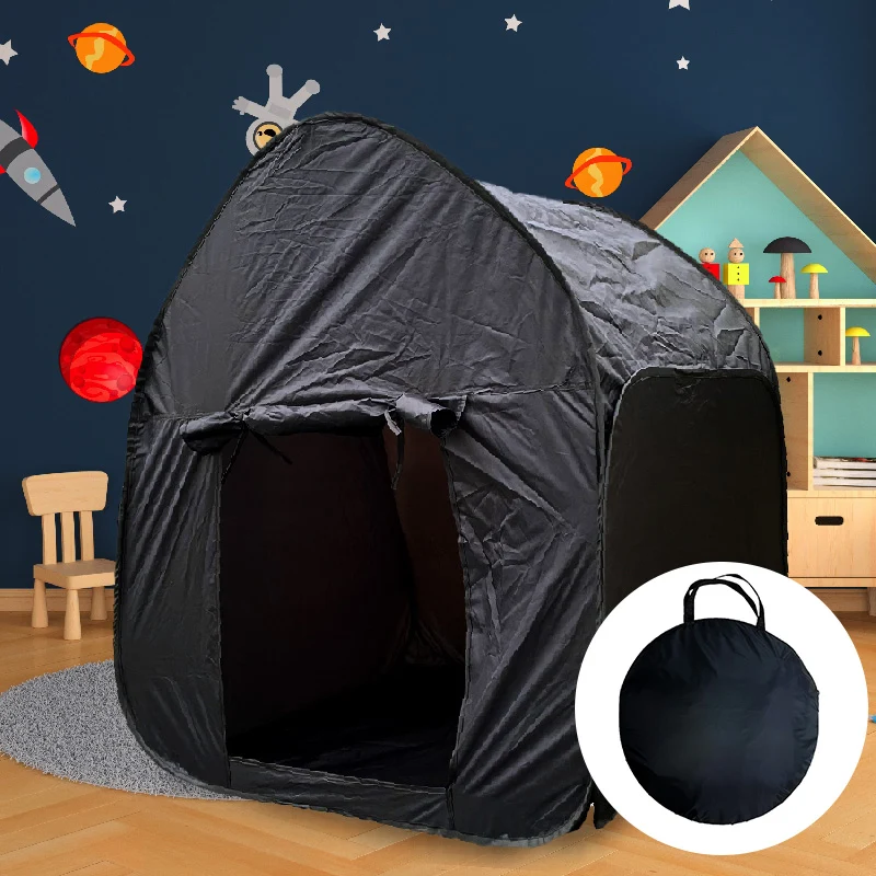 Tente pop-up sensorielle noire 105 cm
