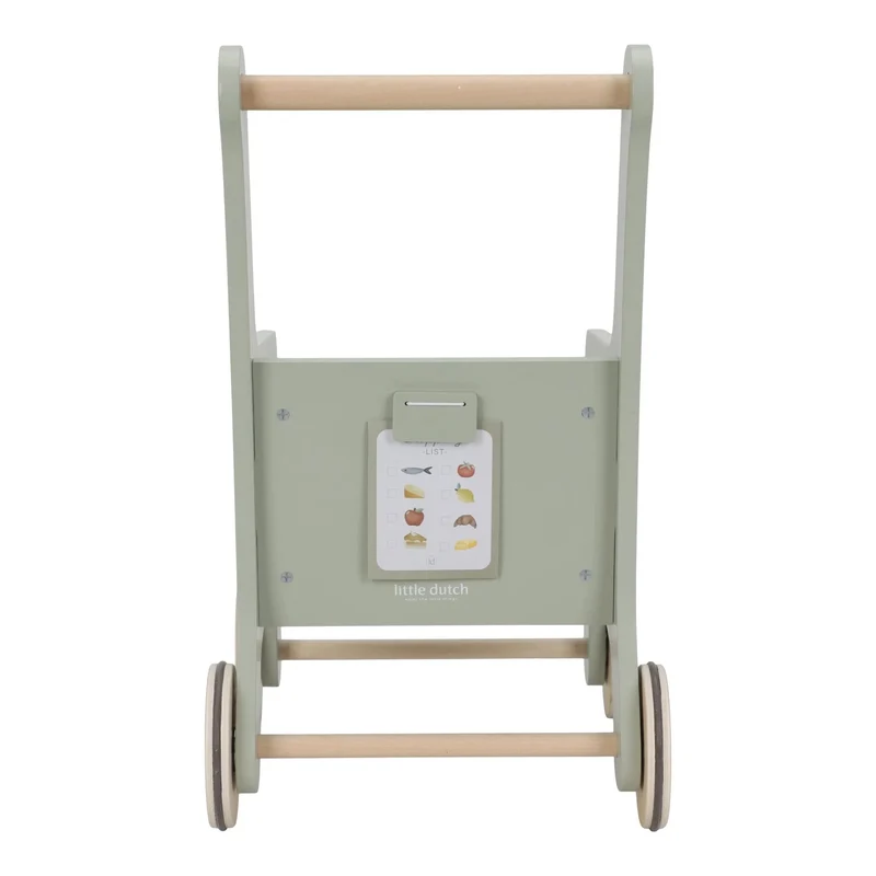 Chariot de courses en bois FSC