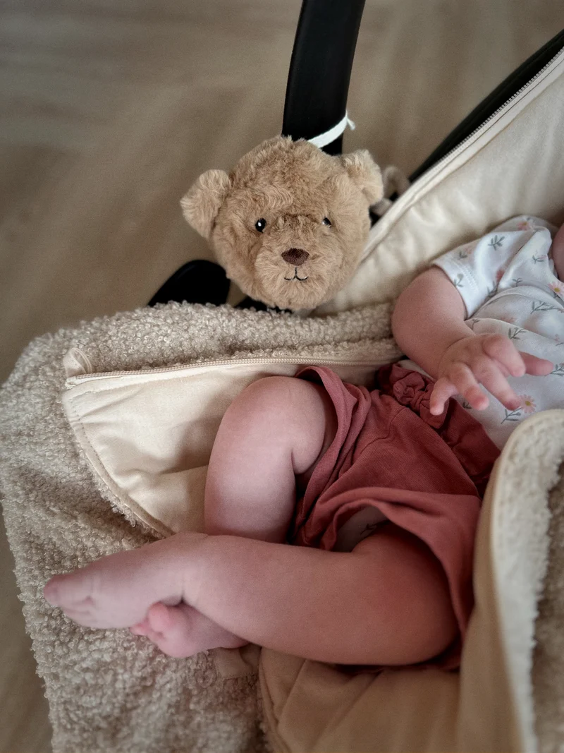 Peluche à Bruit Blanc Portable – Lou marron