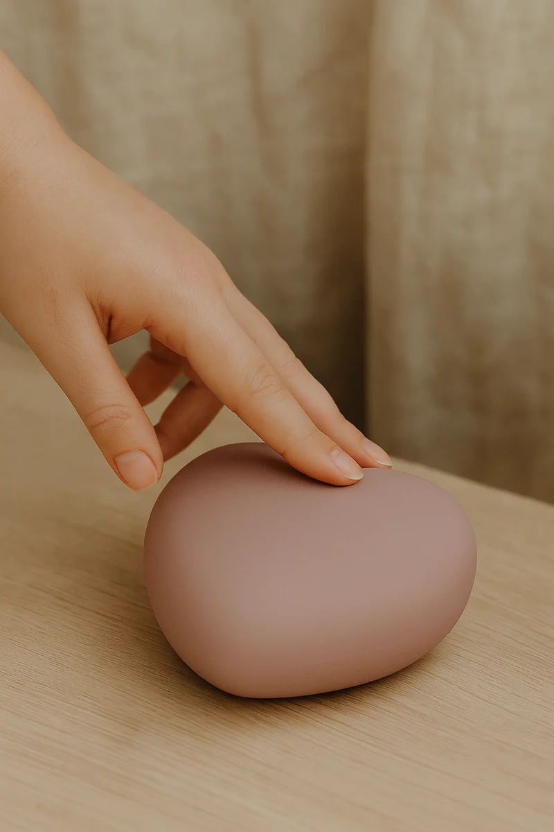 Veilleuse d’Allaitement en Silicone – Ruby Vieux rose
