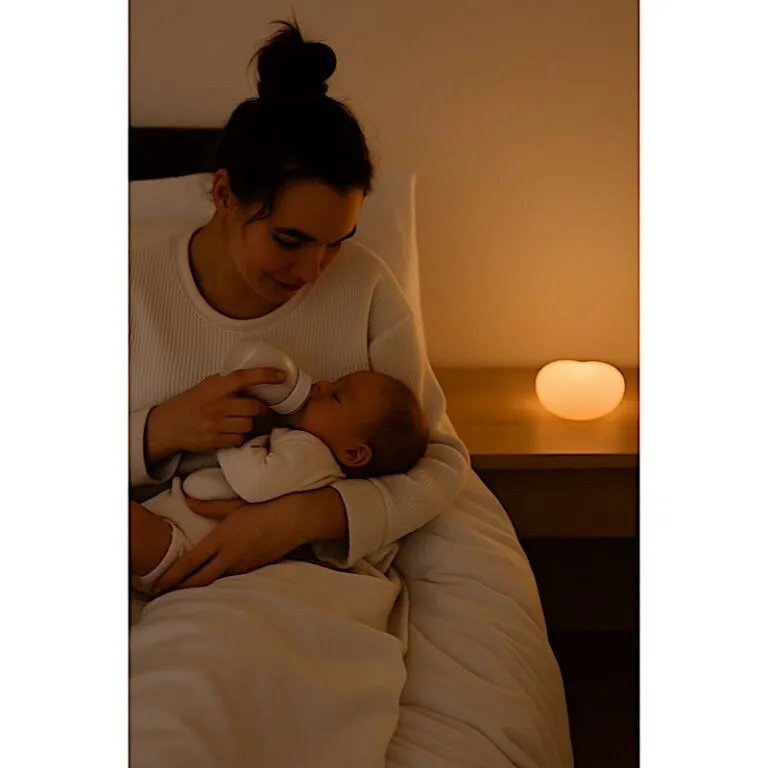 Veilleuse d’Allaitement en Silicone – Ruby Grise