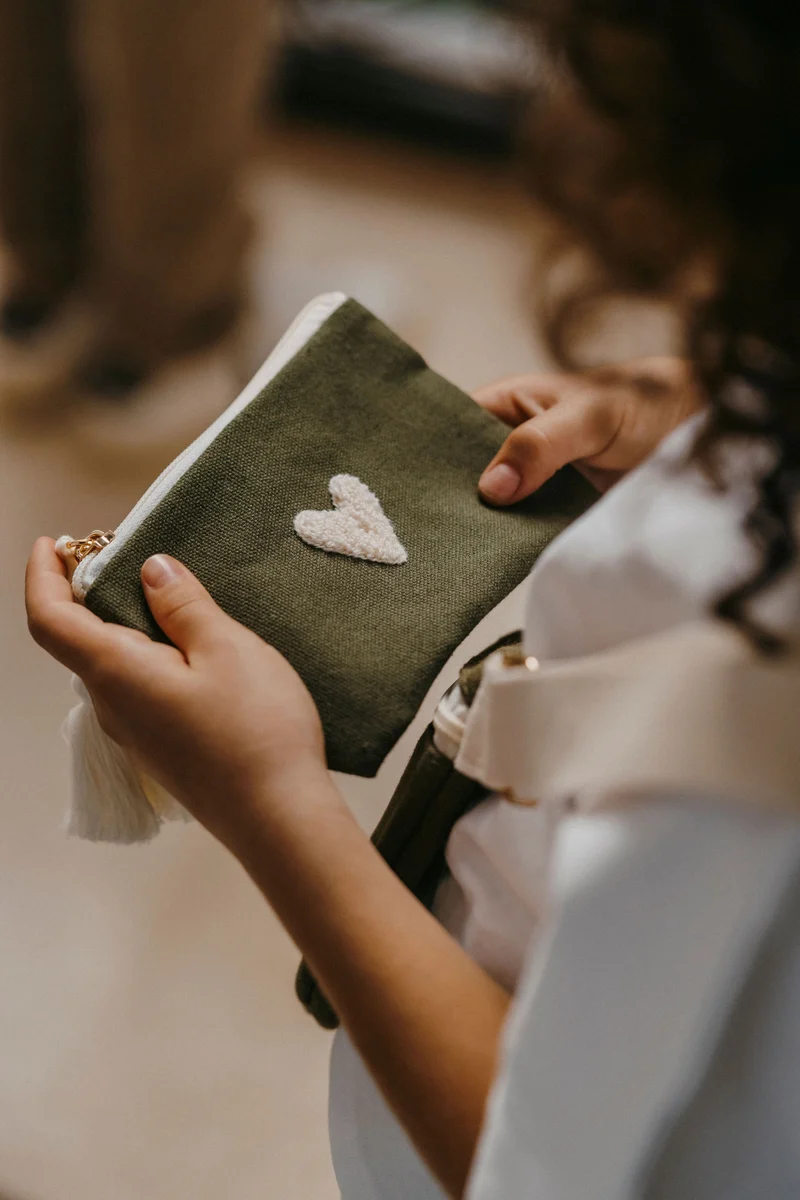 Porte-monnaie Love – Vert