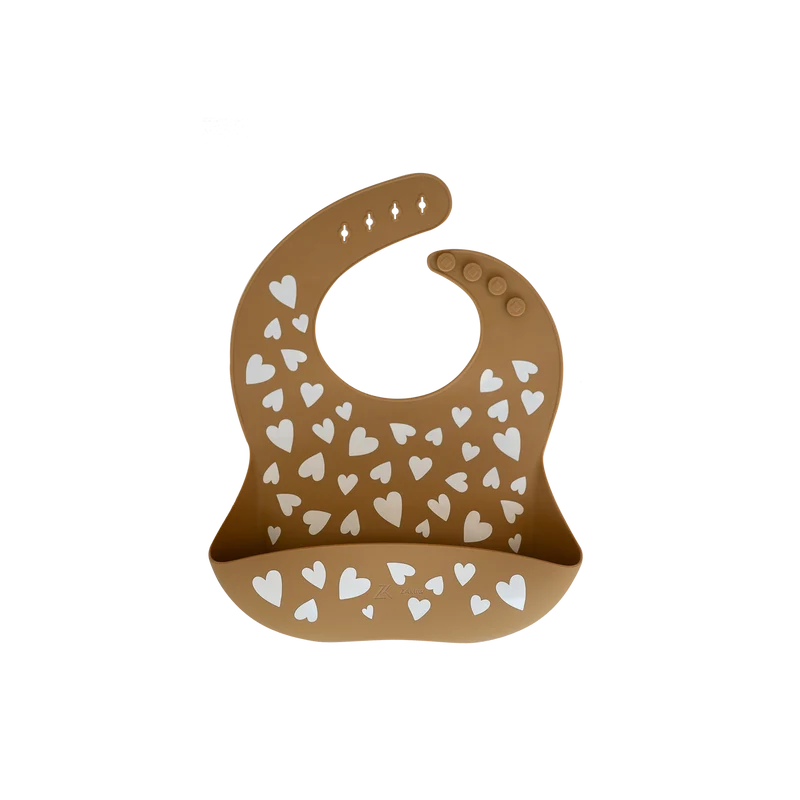 Bavoir en Silicone – Love Camel