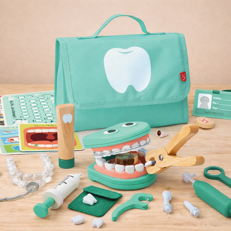 Jeu du dentiste enfant – Kit dentaire éducatif 3 ans