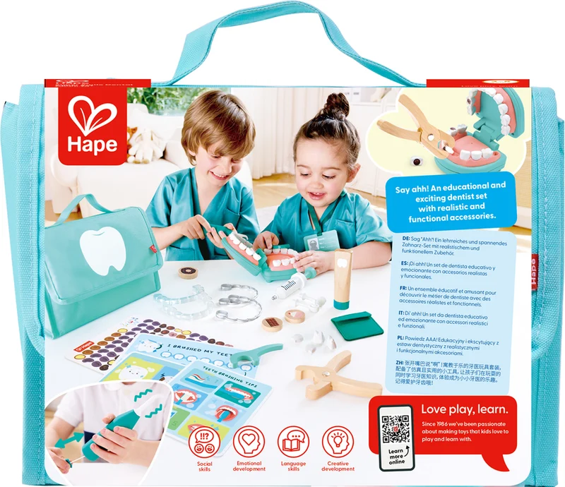 Jeu du dentiste enfant – Kit dentaire éducatif 3 ans