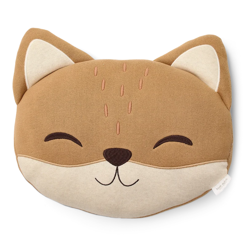Coussin tricoté Renard – Collection Forest Friends