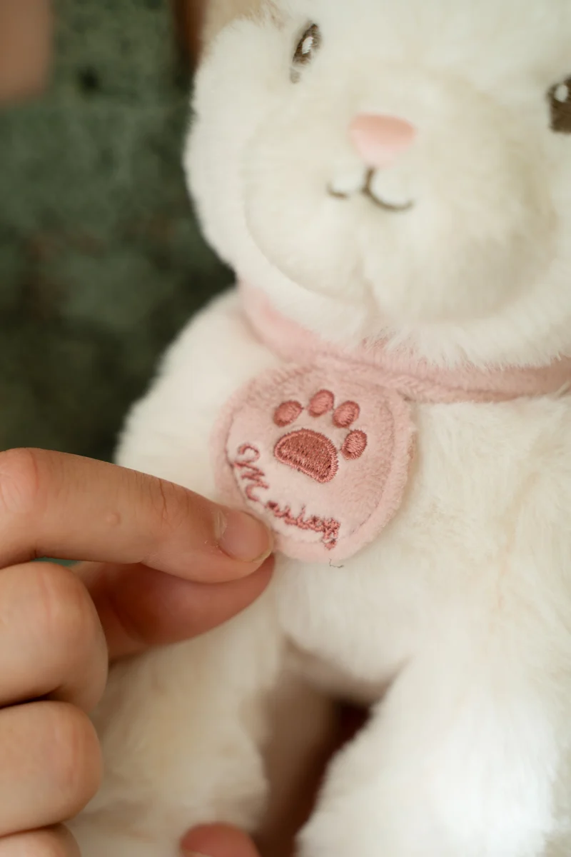 Peluche chat avec sac de transport – Marley
