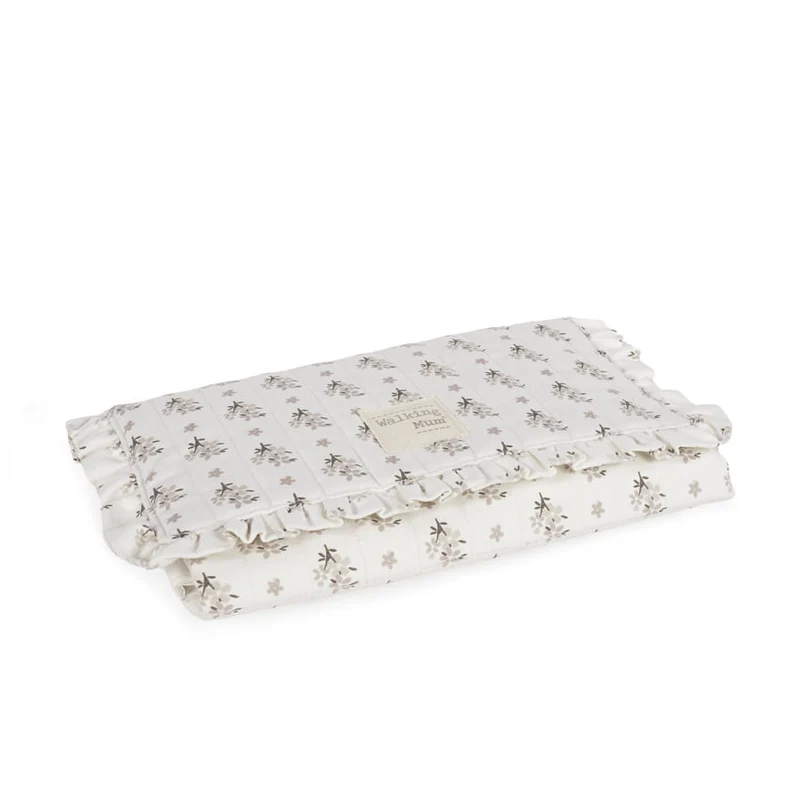 Tapis à langer pliable Botton Fleurs – Walking Mum