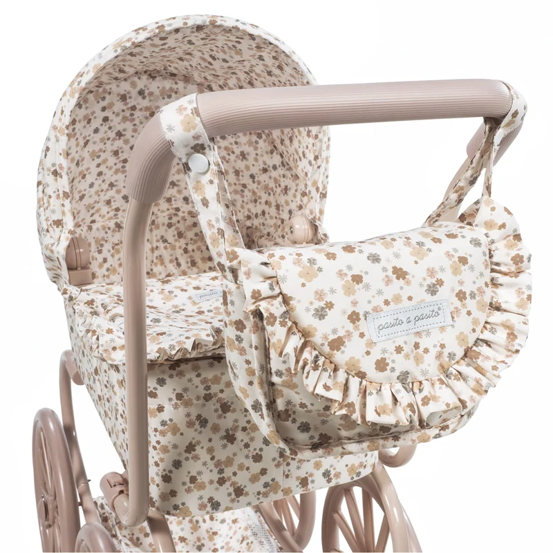 Landau Grandes Roues Somerset – Poussette classique pour poupées avec sac assorti