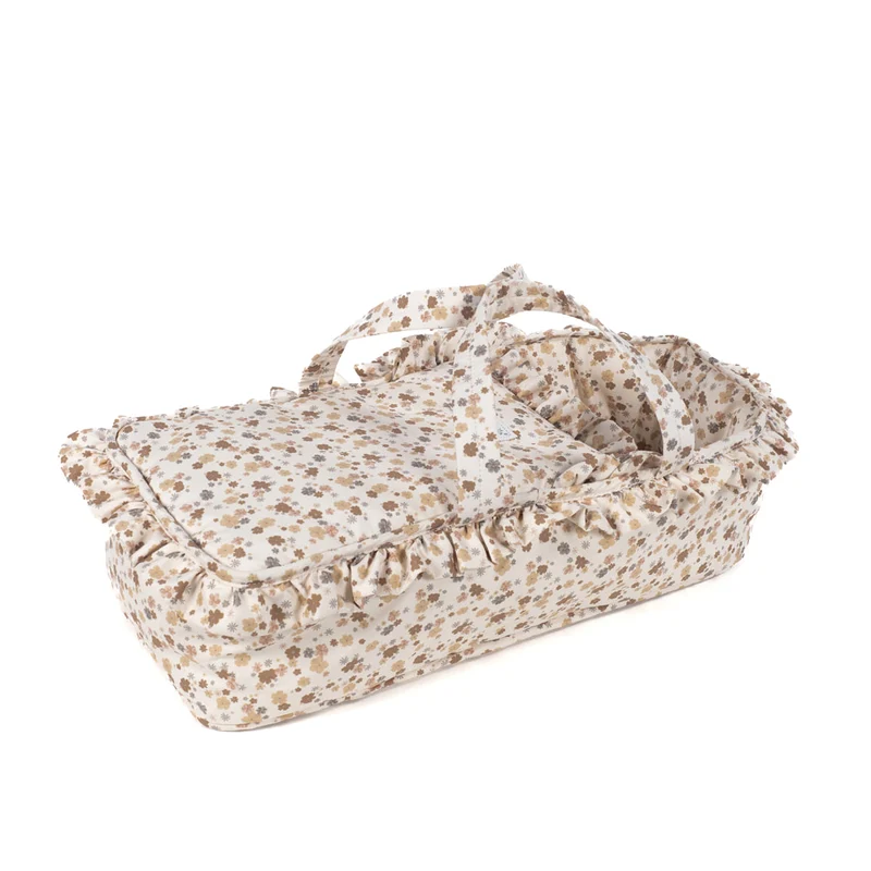 Couffin Somerset – Nacelle fleurie pour poupées 30-46 cm