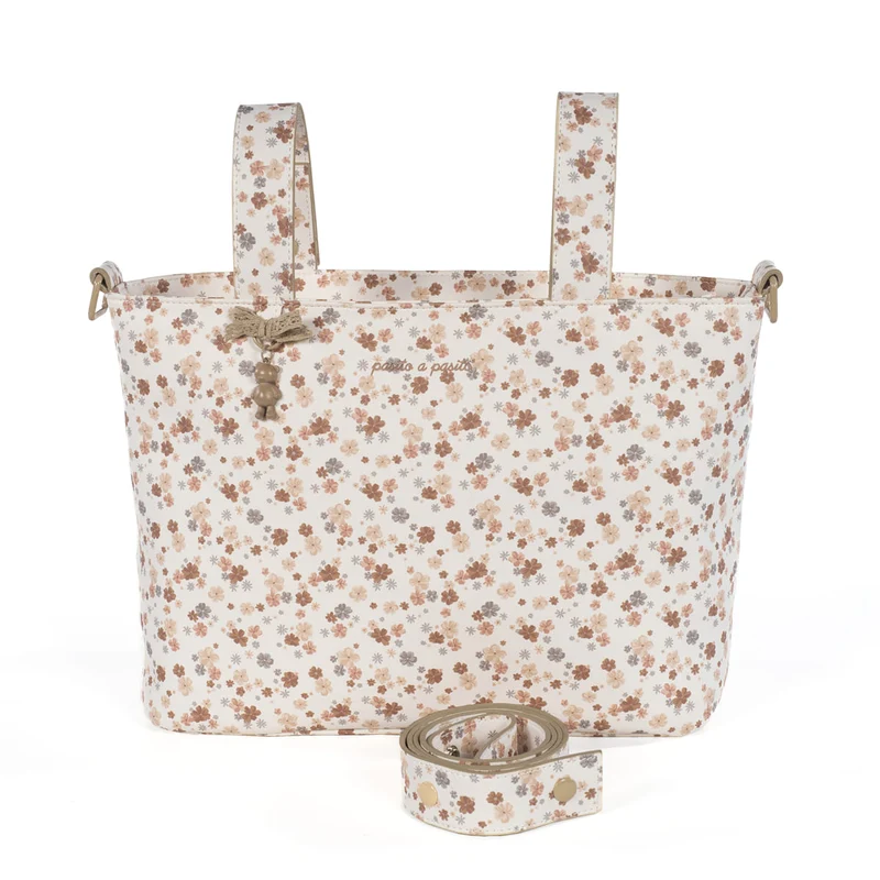 Sac à langer crossbody Somerset – en éco-cuir avec poches et pochette thermique