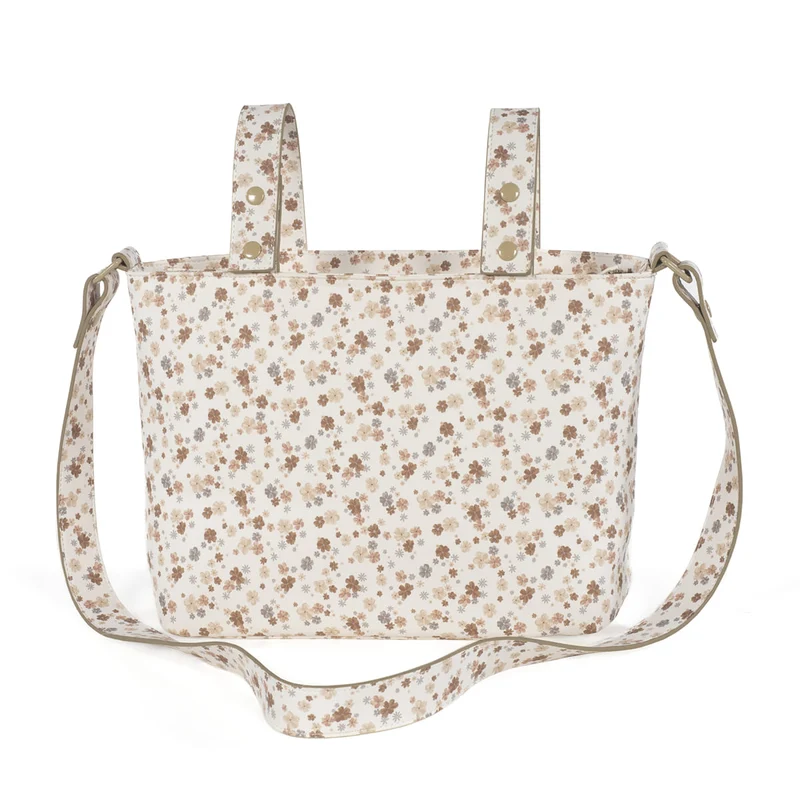 Sac à langer crossbody Somerset – en éco-cuir avec poches et pochette thermique