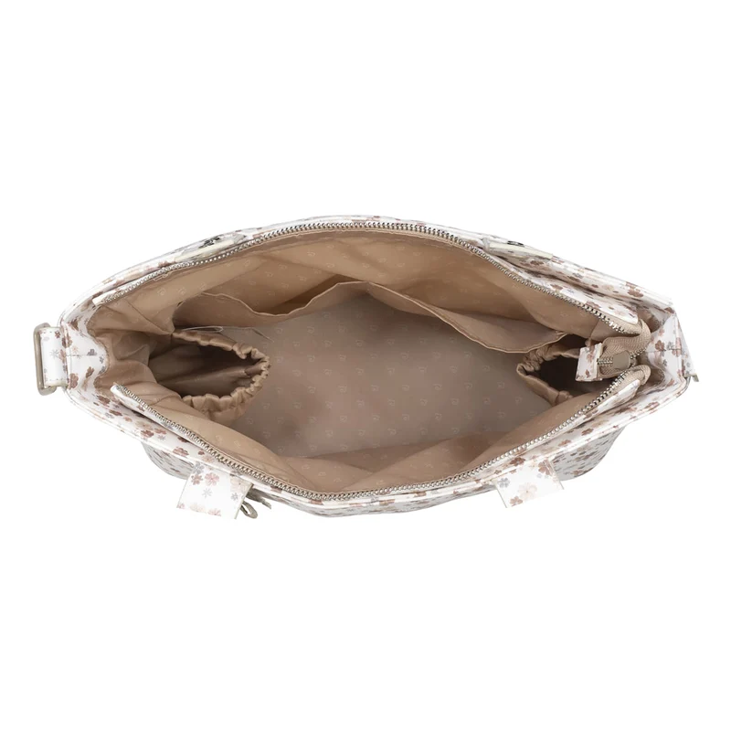 Sac à langer crossbody Somerset – en éco-cuir avec poches et pochette thermique