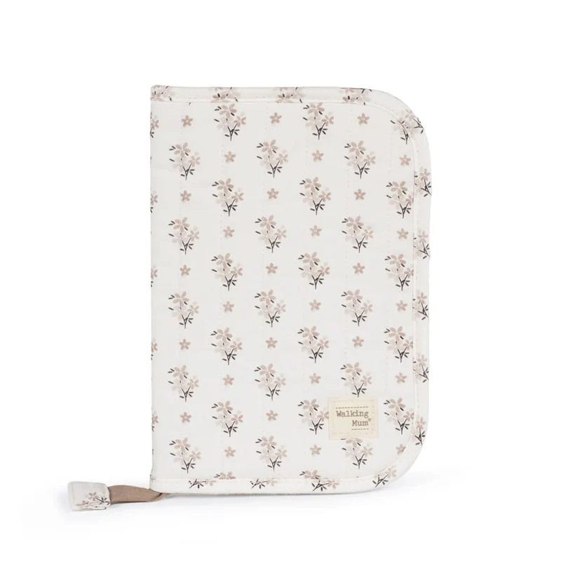 Protège carnet de santé Botton Fleurs