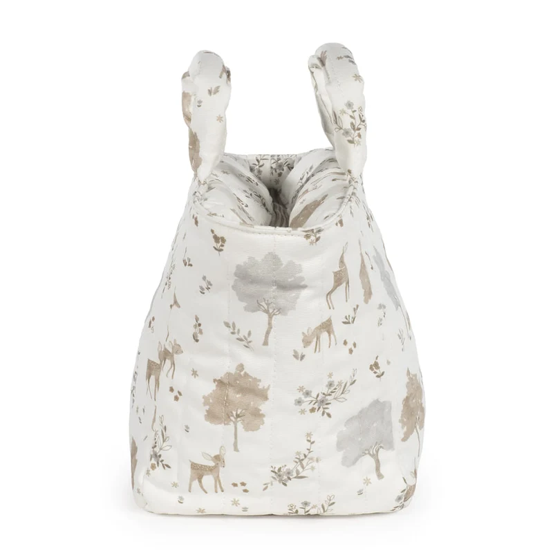 Trousse de toilette Nara Pasito a Pasito – Sac de toilette bébé 100% coton avec imprimé faon