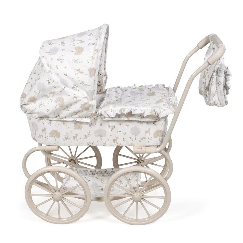 Landau Grandes Roues Nara – Poussette classique pour poupées avec sac assorti