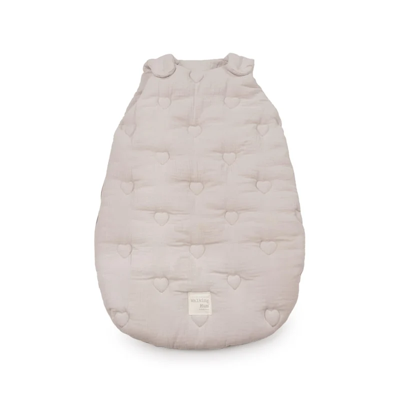 Gigoteuse Sintra Beige avec Cœurs Brodés