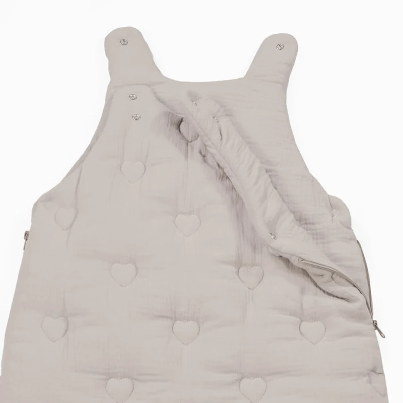 Gigoteuse Sintra Beige avec Cœurs Brodés