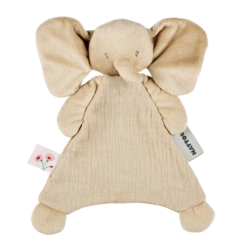 FANFAN Mini doudou éléphant sable