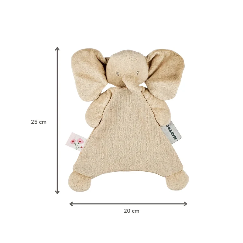 FANFAN Mini doudou éléphant sable