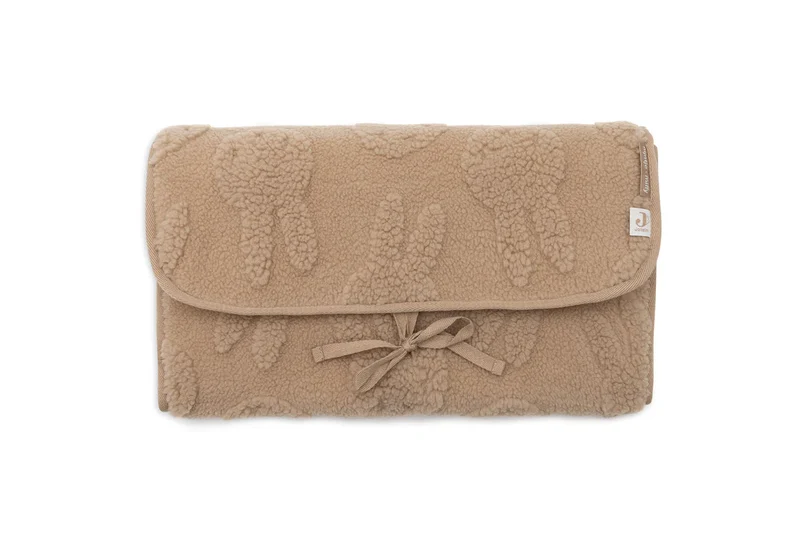 Tapis à Langer nomade avec poches Miffy Jacquard Teddy - Biscuit