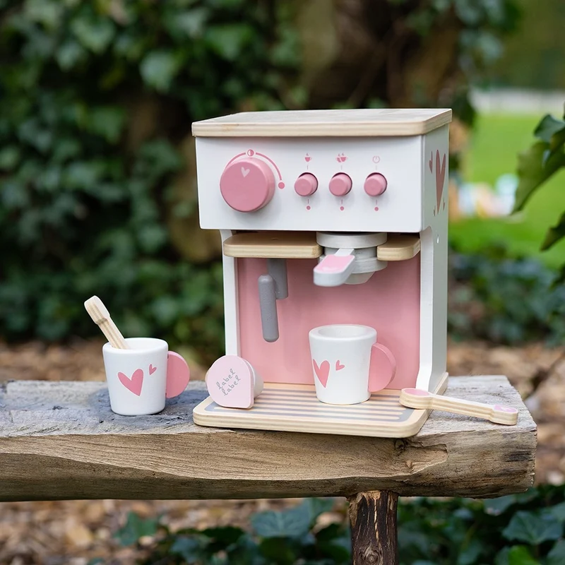 Machine à expresso en bois – Rose