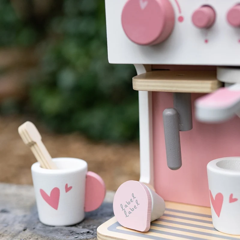 Machine à expresso en bois – Rose