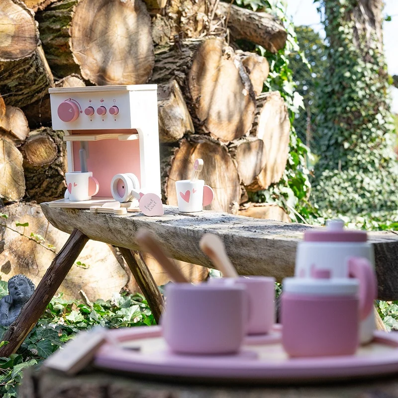 Machine à expresso en bois – Rose