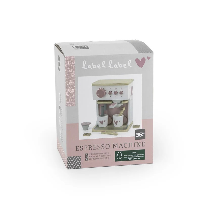 Machine à expresso en bois – Rose