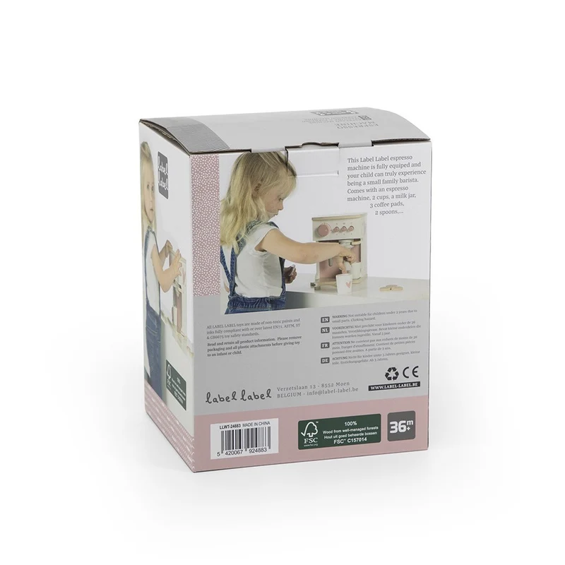 Machine à expresso en bois – Rose