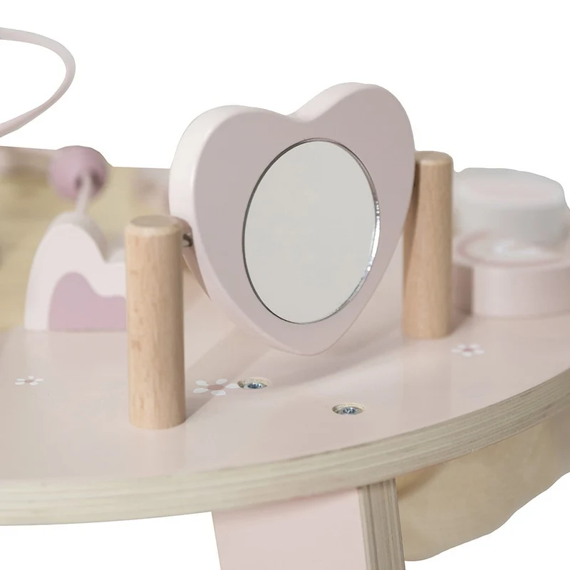 Table d’activités en bois - Rose