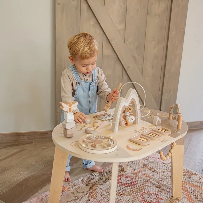 Table d’activités en bois - Nougat