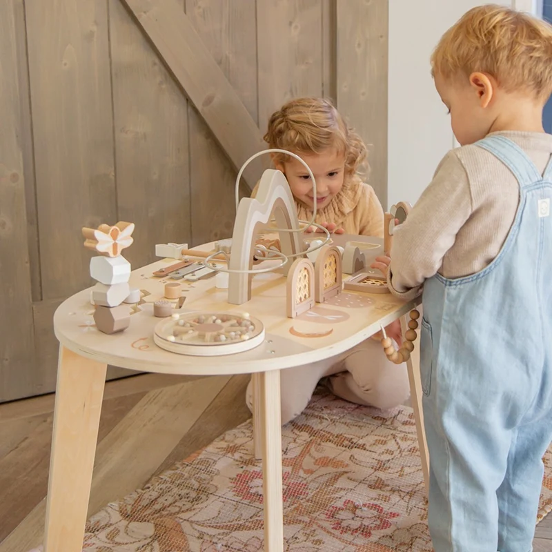 Table d’activités en bois - Nougat