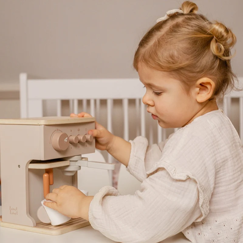 Machine à expresso en bois – Nougat