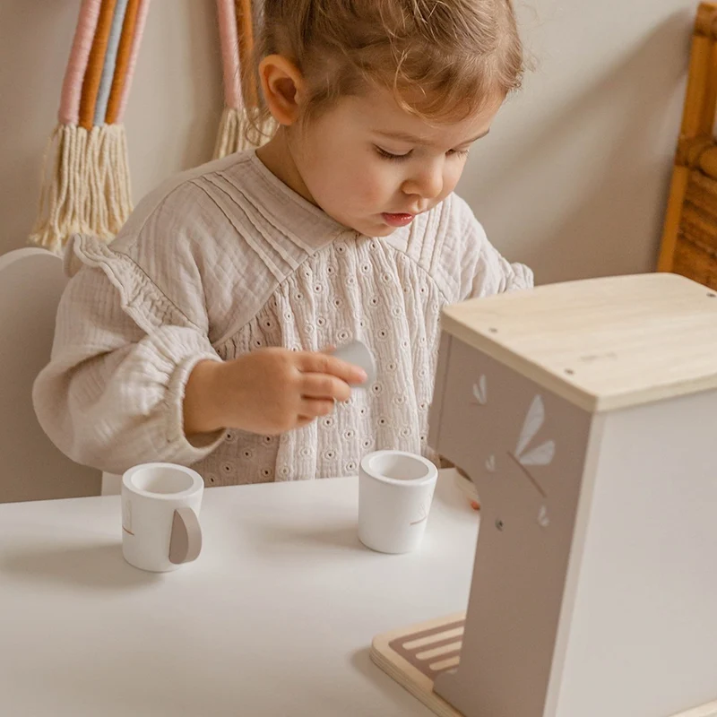 Machine à expresso en bois – Nougat