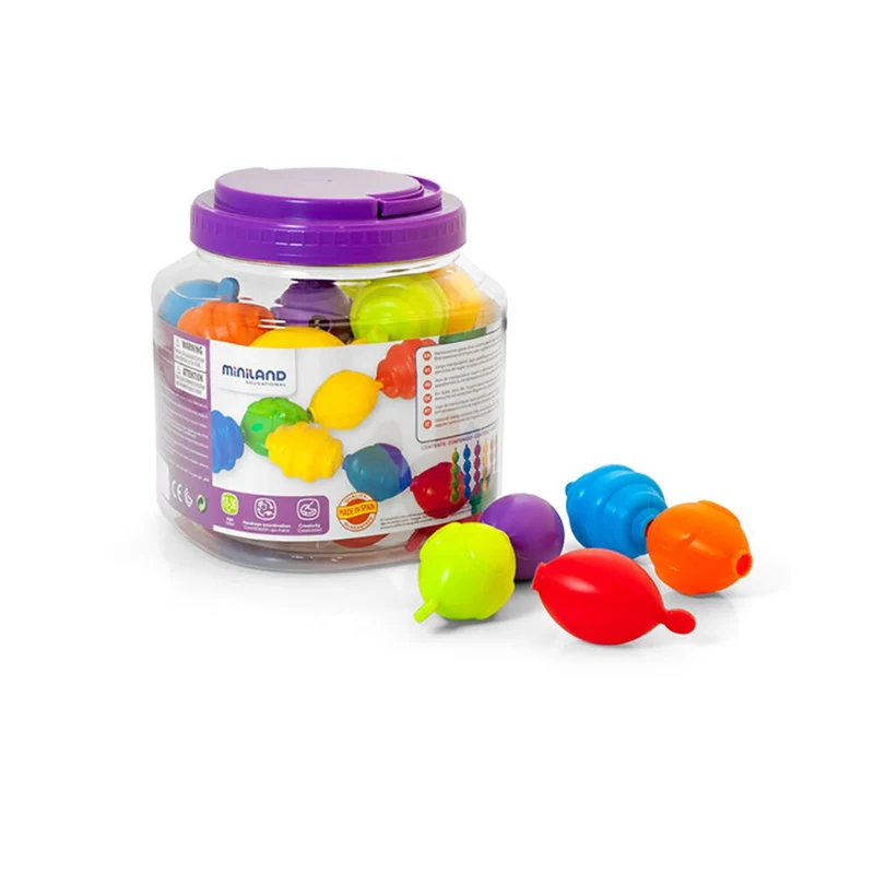 24 Perles géantes à clipser